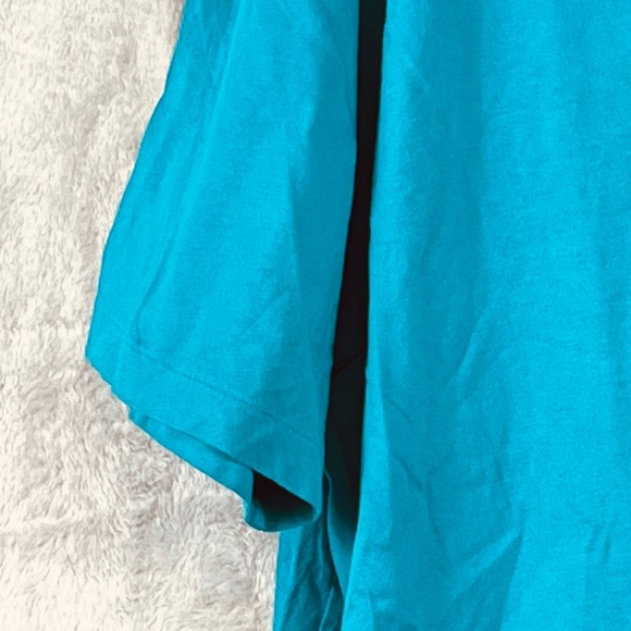 Polo Ralph Lauren Mens XL Crewneck T Shirt Turquoise Cotton Logo Short Sleeves - Picture 8 of 11